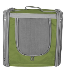 Markapet Çift Cam Kedi Köpek Taşıma Çantası 32x40x42 cm Haki