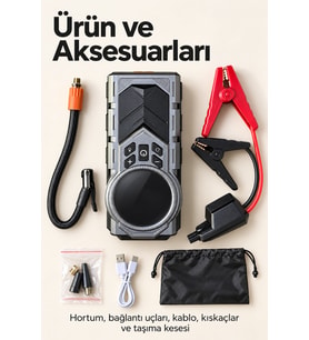Ayarlanan Basınçta Otomatik Duran Dijital Lastik Şişirme Pompası