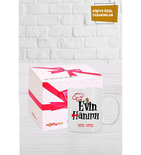 Kişiye Özel Evin Hanımı  Kupa Bardak
