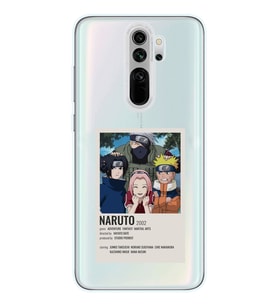 Redmi Note 8 Pro Uyumlu Naruto Anime Desenli Şeffaf Telefon Kılıfı