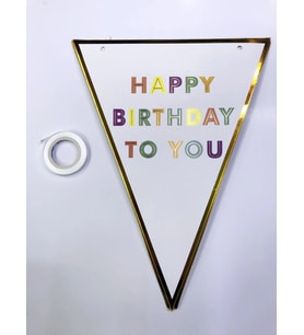 Durukar® Happy Birthday To You Flama Bayrak Süs