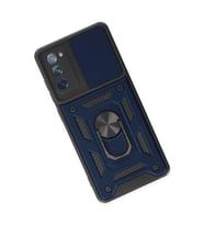 ERTAN Samsung Galaxy S20 FE Kılıf Pars Lens Yüzüklü Silikon - Lacivert