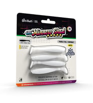 Ulti Baits Minnow Shad Silikon Balık 70MM 1,6gr 4 Adet, UB-C01, Beyaz