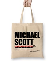 Michael Scott Paper Company Dunder Mifflin The Office Parody Bez Çanta Uzun Saplı