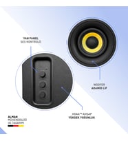 Thonet & Vander KUMPEL 2.0 50W Beyaz Speaker - 2.0 Sistem - 50W RMS