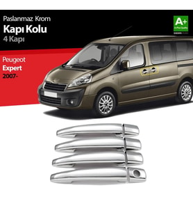 Drs Tuning Peugeot Expert Uyumlu Krom Kapı Kolu 4 Kapı 2007 Üzeri