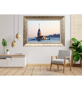 Gümüş Çerçeveli Tablo nb1045