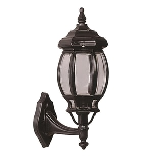 AVONNI BAP-68208-BSY-M1 Siyah Boyalı Dış Mekan Aydınlatma E27 Aluminyum ABS Polikarbon Cam 25x18cm