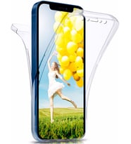 İphone 12 PRO ( 6.1 inç ) 360 Kılıf Şeffaf Ön Arka Silikon