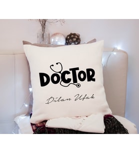 Steteskop Doctor Yastık Kişiye Özel