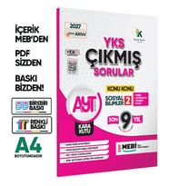 2027 YKS-AYT Sosyal Bilimler 2 Kara Kutu ÖSYM Çıkmış Soru Konu Konu Son 9 Yıl Video/PDF Çözümlü