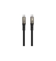 Type-C Şarj Kablosu 60W Hızlı Şarj Data Kablosu USB-C Android Şarj Kablosu 1 Metre (Siyah)