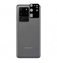 Samsung Galaxy S20 Ultra Uyumlu Zore 3D Kamera Camı (Siyah)