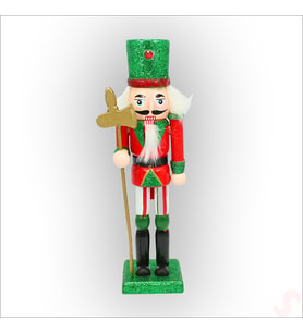 Kurşun Asker, Ahşap Fındıkkıran 18cm - Baltalı (Karışık)