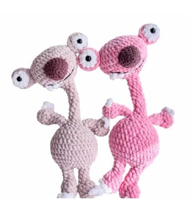 Sid Anahtarlık Takımı Amigurumi Organik Oyuncak