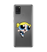 Samsung Galaxy A21S Uyumlu Bubbles Tasarımlı Şeffaf Telefon Kılıfı