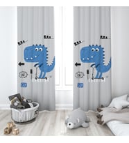 Çocuk Odası Dijital Baskılı 135x260cm Tek Kanat Fon Perde Model 00038