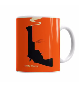 Dırty Harry Gun Kupa Bardak Porselen