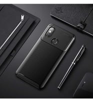 Xiaomi Redmi Note 6 Pro Kılıf Esnek Soft Karbon Tasarım Legion Serisi (Siyah)