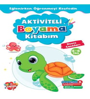 Aktiviteli Boyama Kitabı Deniz Canlıları