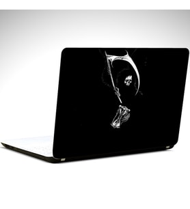 İskelet Laptop Sticker 19 inch (40,5X27CM)