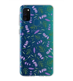PrintiFy Samsung Galaxy M30s ile Uyumlu 1mm Slim Fit Water Color 3 Baskılı Şeffaf  Kılıf