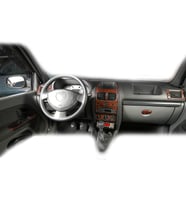 Meriç® Renault Clio 2 Ön Torpido Kaplama Maun 15 Parça 2001-2005 (Maun)