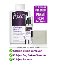 Aizen Cosmetic 3'lü Kolajen Cilt Bakım Paketi