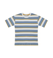 Civil Boys Basic Dokulu Çizgili 6-9 Yaş Tişört - Mavi