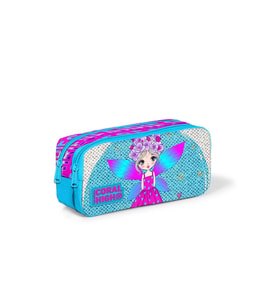 Coral High Kids Pembe Mavi İki Bölmeli Kalem Çantası 22399