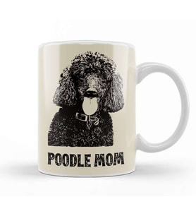 Poodle Mom 08 Kupa Bardak Porselen