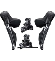 Shimano Ultegra Di2 ST-R8170+BR-R8170 2x12 Vitesli Hidlorik Disk Fren Seti (Siyah)