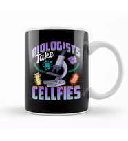 Funny Biologists Take Cellfies Biology Scientist Kupa Bardak Porselen