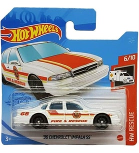Hot Wheels '96 Chevrolet Impala SS - HW Rescue 6/10 - 2021 - GTB12 - 1/64