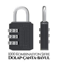 ModaCar Şifreli 35mm Medium Dolap Çanta Bavul Kilidi