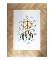 MEKTA HOME BEBEK VE ÇOCUK ODASI Kuş Desenli Halı