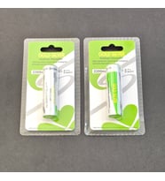 Gold Silver 2 Adet 18650 2200mAh 3.7V Şarjlı Pil  El Feneri ve Kafa Feneri Uyumlu