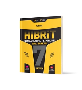 Hız Yayınları 7. Sınıf Türkçe Hibrit Soru Bankası 