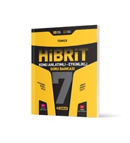 Hız Yayınları 7. Sınıf Türkçe Hibrit Soru Bankası 