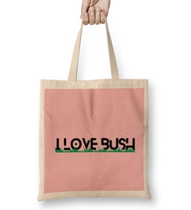 I Love My husband bicycle Gift Bez Çanta Uzun Saplı