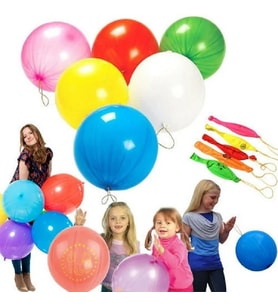 YÜKSEK KALİTE 100 ADET LASTİKLİ BALON 33 CM BALON BASKILI BALON İTALYAN MALI RGB PUNCH BALLOON