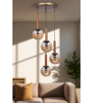 IŞIL 4 LÜ TEPSİLİ NATUREL BAL CAMLI SARKIT