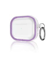 Movenchy Apple Airpods Pro 2 (2.nesil) Shiny Şeffaf Kılıf - Mor
