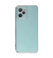 Realme C35 Kılıf Volet Silikon - Açık Yeşil