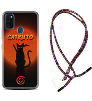 Samsung M21 M22 M23 M30 M31S M32 Kılıf Boyun Asklı Rasta Silikon Catrudo 1679