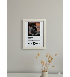 Kişiye Özel Spotify Kişiselleştirilebilir Tablo Özel Günler İçin Hediye