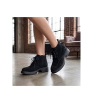 Arya - 812  Ortopedik Hakiki Deri Bot - BLACK - 39