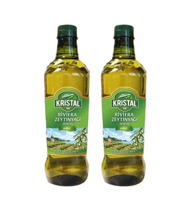 Kristal Riviera Zeytinyagı 1 L Pet Şişe 2 li