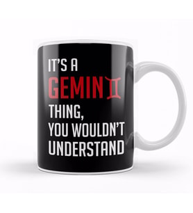 Funny It s A Gemini Thing You Wouldn t Understand Kupa Bardak Porselen