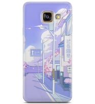 Samsung Galaxy A3 2016 / A310 Uyumlu Kılıf HD Baskılı Kılıf - Mavi Kore (Çok Renkli)
